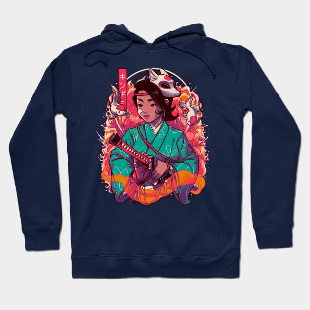 Samurai Kingyo Hoodie by BrunoMota